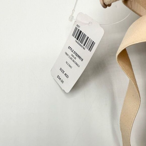 Soma Intimates Enbliss Front Close Racerback Bra in Pale Sand NWT - Women’s US 4 - Picture 7 of 7